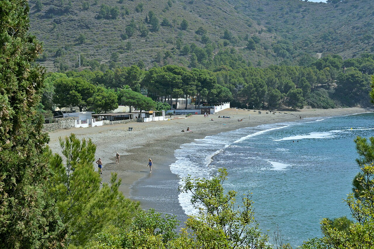 Cala Montjoi in Roses, a sheltered cove inside the Cap de Creus natural park