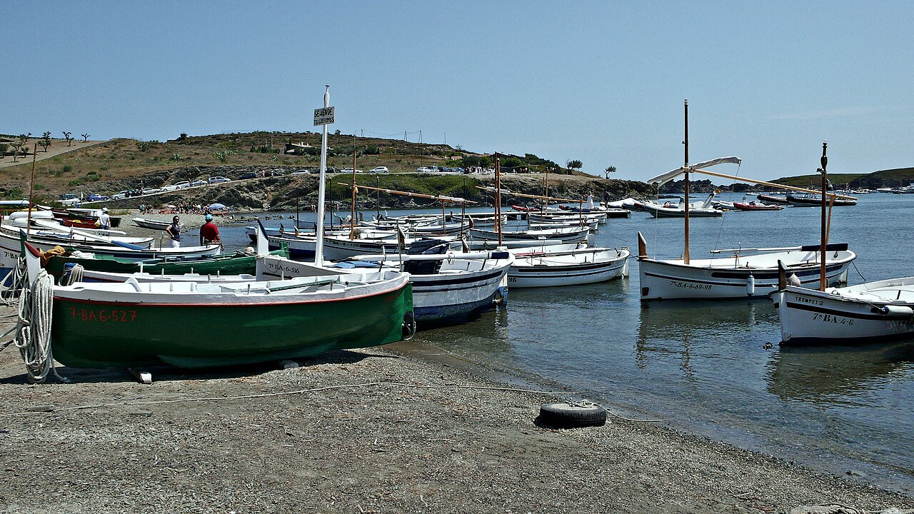 The bay of Portlligat at Cadaqués, where Salvador Dalí lived